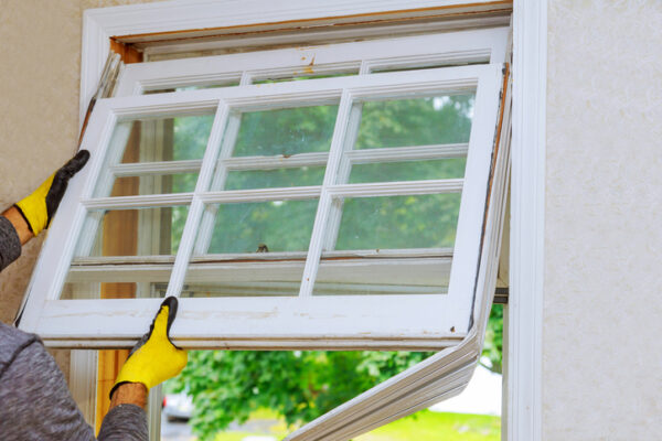 Replacement Windows Macomb IL, renovation work in an old house and replacing windows, building energy efficiency