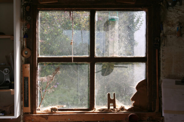 Replacement Windows Kewanee IL, Dusty Window In Woodworking Workshop